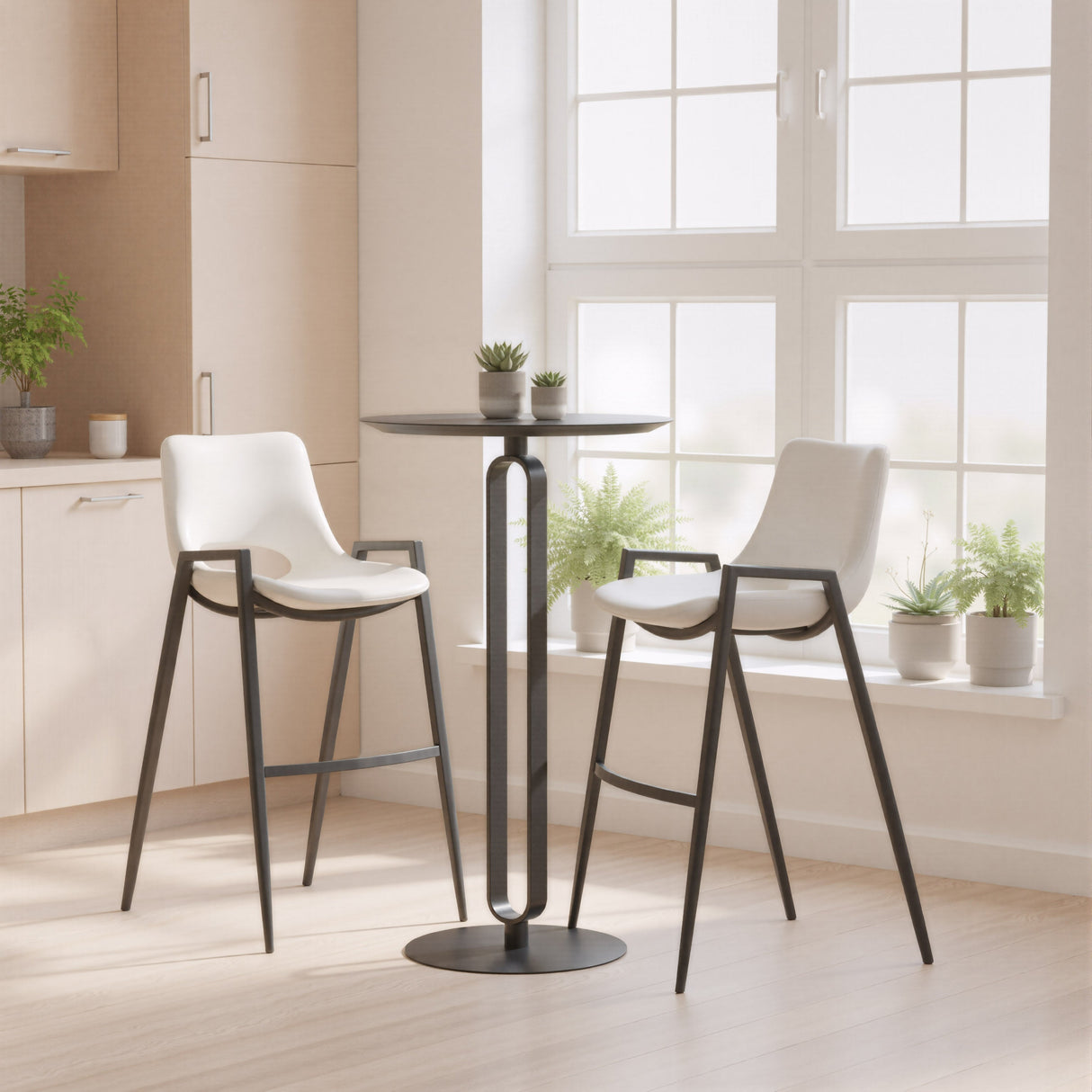 Derry Black Bar Table by Zuomod at Eve Furniture