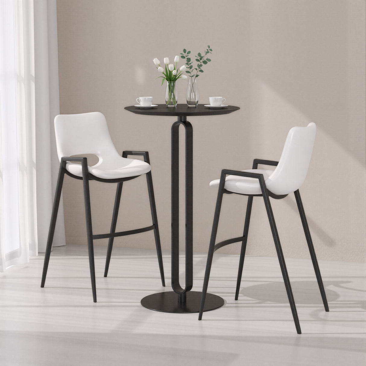 Derry Black Bar Table by Zuomod at Eve Furniture