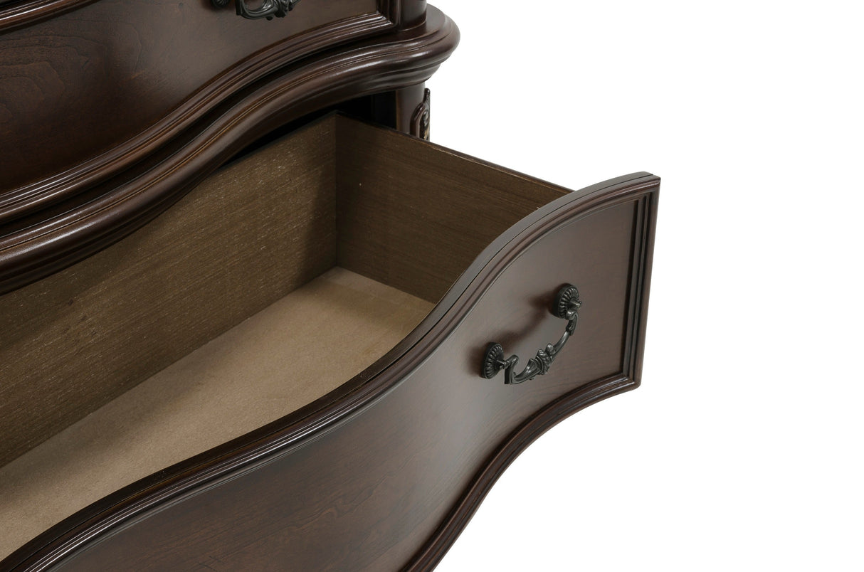 Deryn Park Cherry Poster Bedroom Set by Homelegance at Eve Furniture