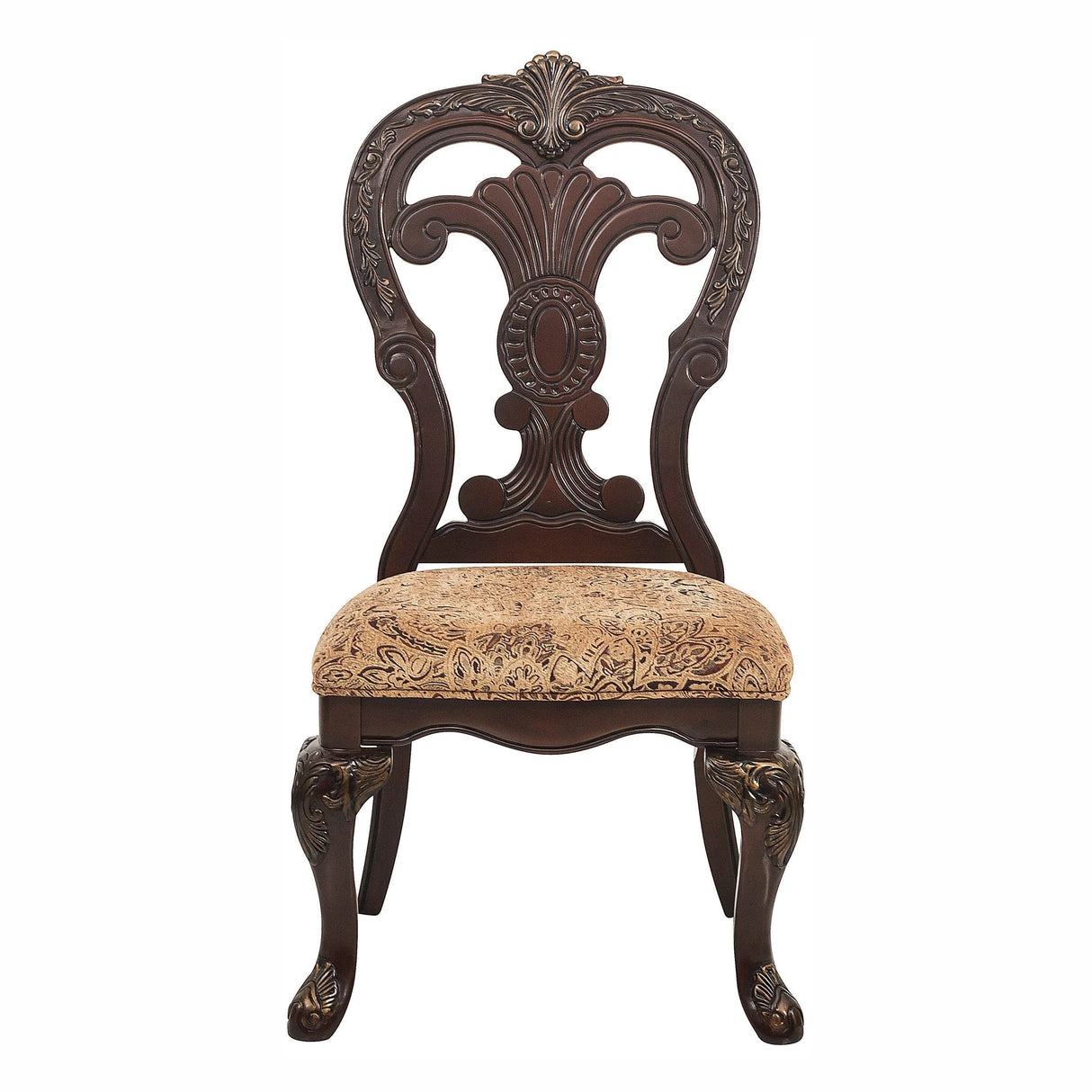 Deryn Park Cherry Side Chair, Set of 2 by Homelegance at Eve Furniture