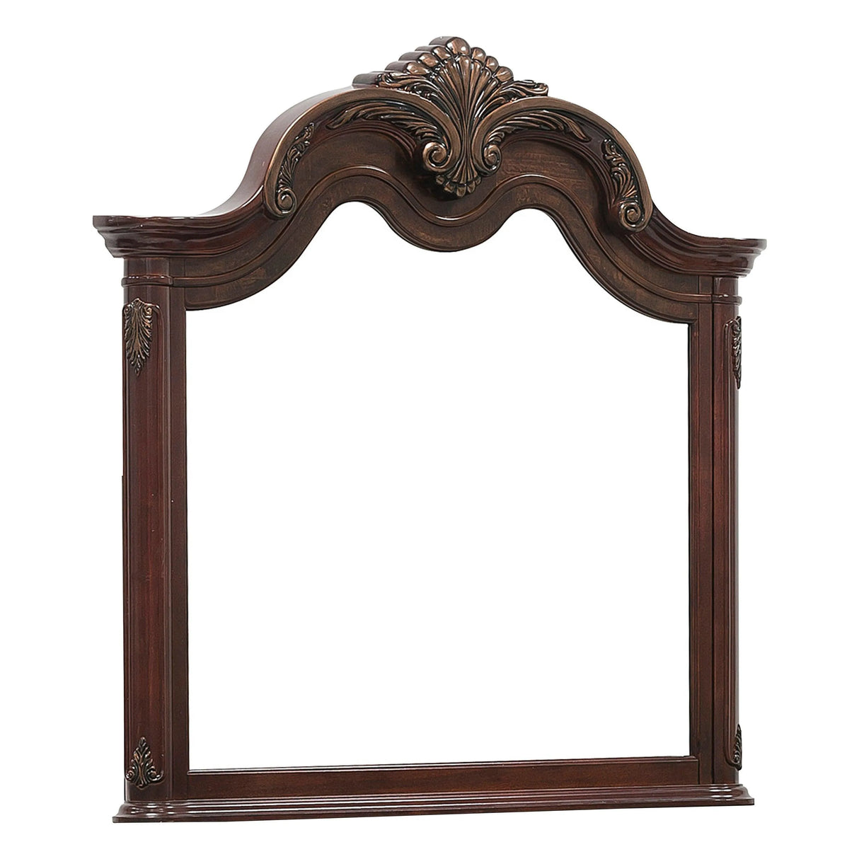 Deryn Park Cherry Sleigh Bedroom Set by Homelegance at Eve Furniture