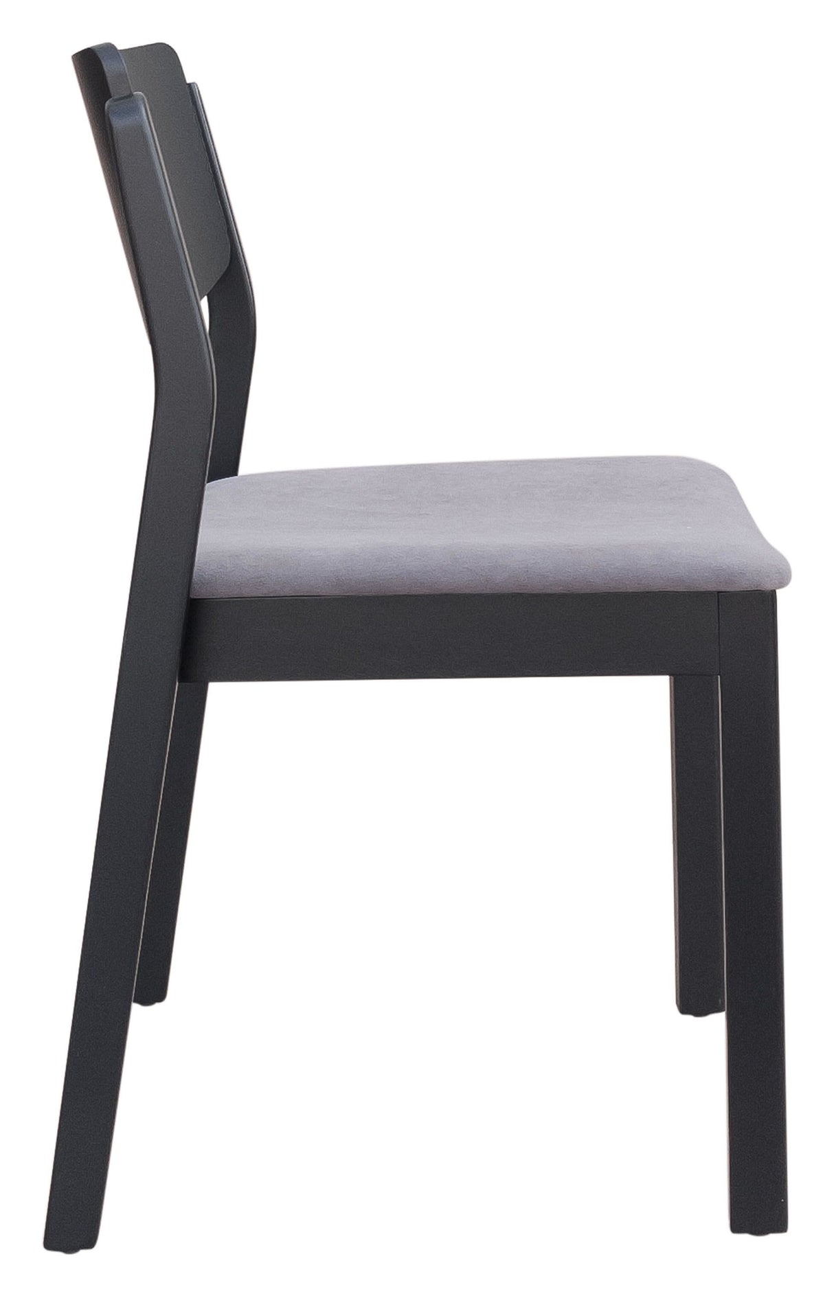 Desdamona Dining Chair Gray & Black by Zuomod at Eve Furniture