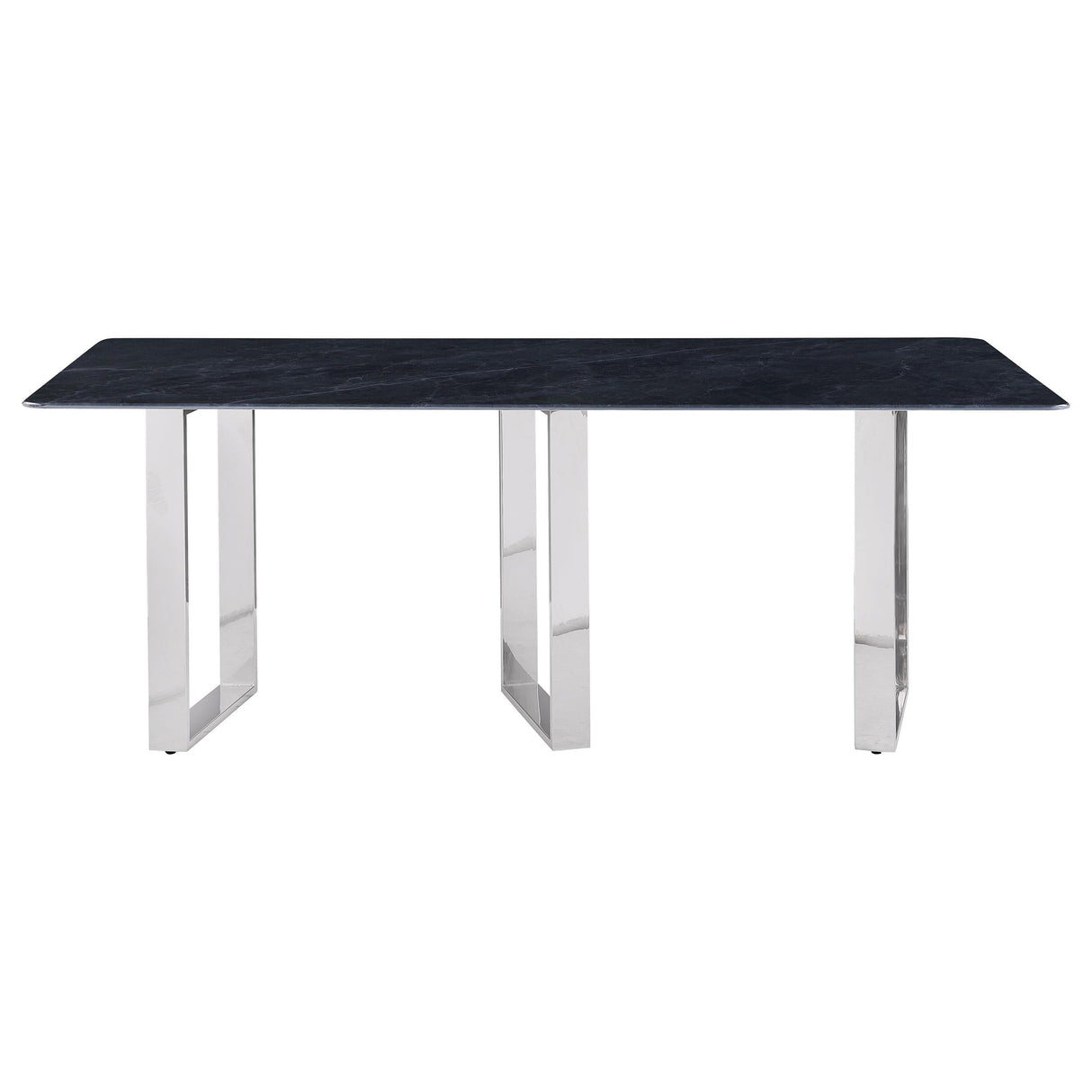 Desden Gray Rectangular Sintered Stone Dining Table by Coaster at Eve Furniture
