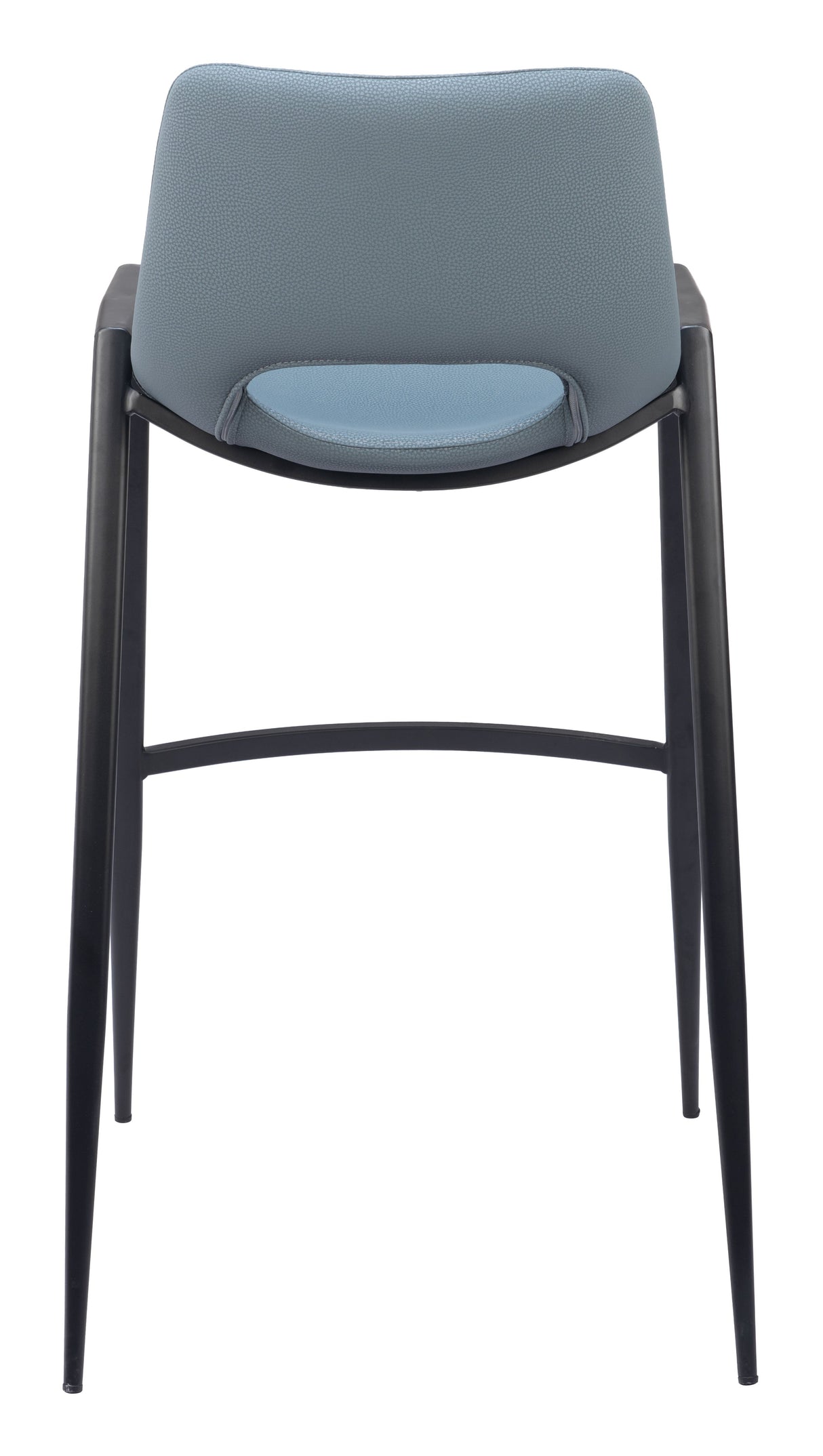Desi Azure Gray Barstool (Set of 2) by Zuomod at Eve Furniture