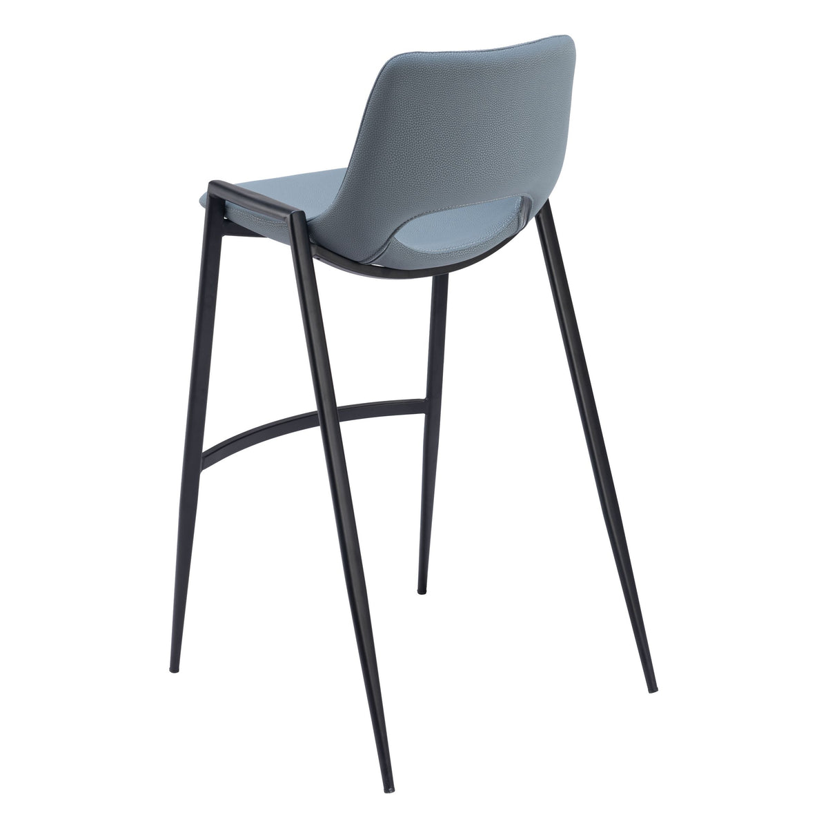 Desi Barstool Azure Gray by Zuomod at Eve Furniture