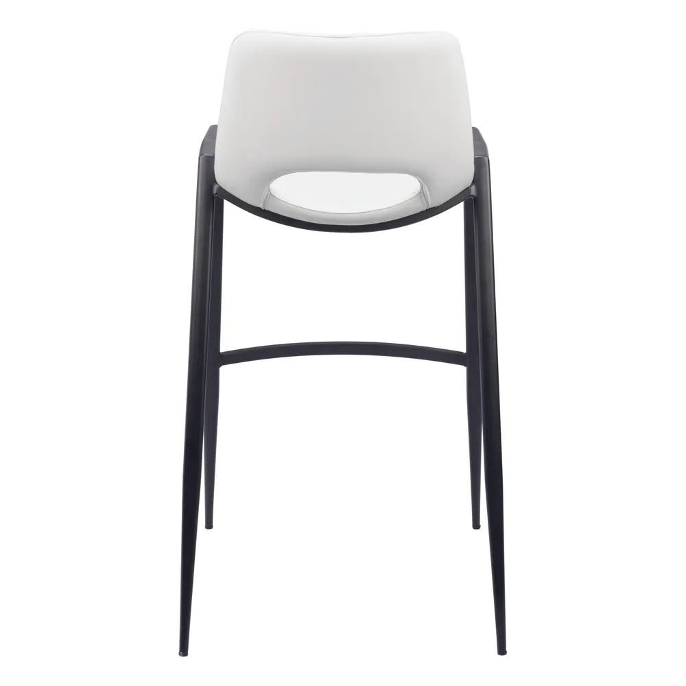 Desi Barstool White by Zuomod at Eve Furniture