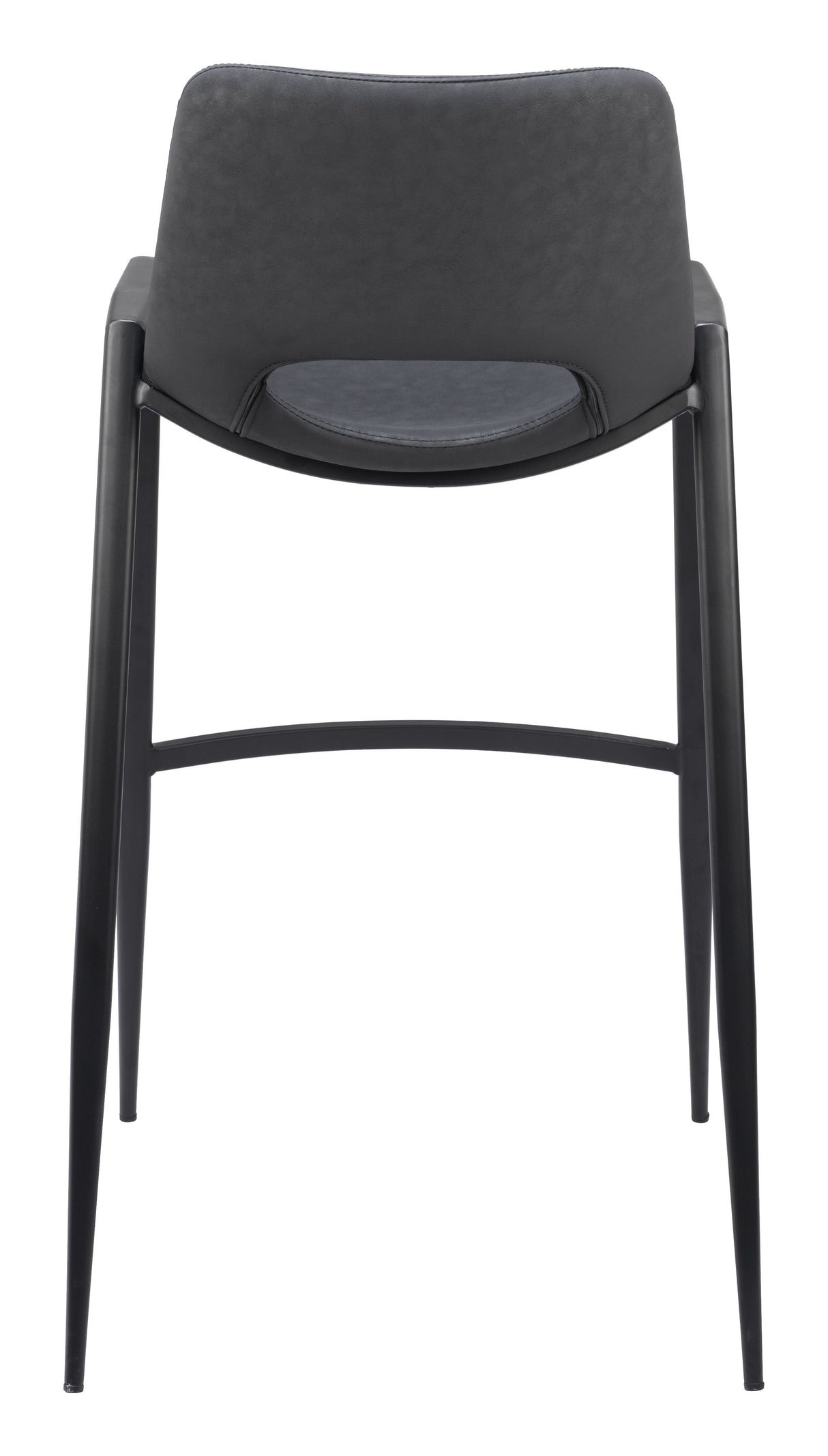 Desi Black Barstool (Set of 2) by Zuomod at Eve Furniture