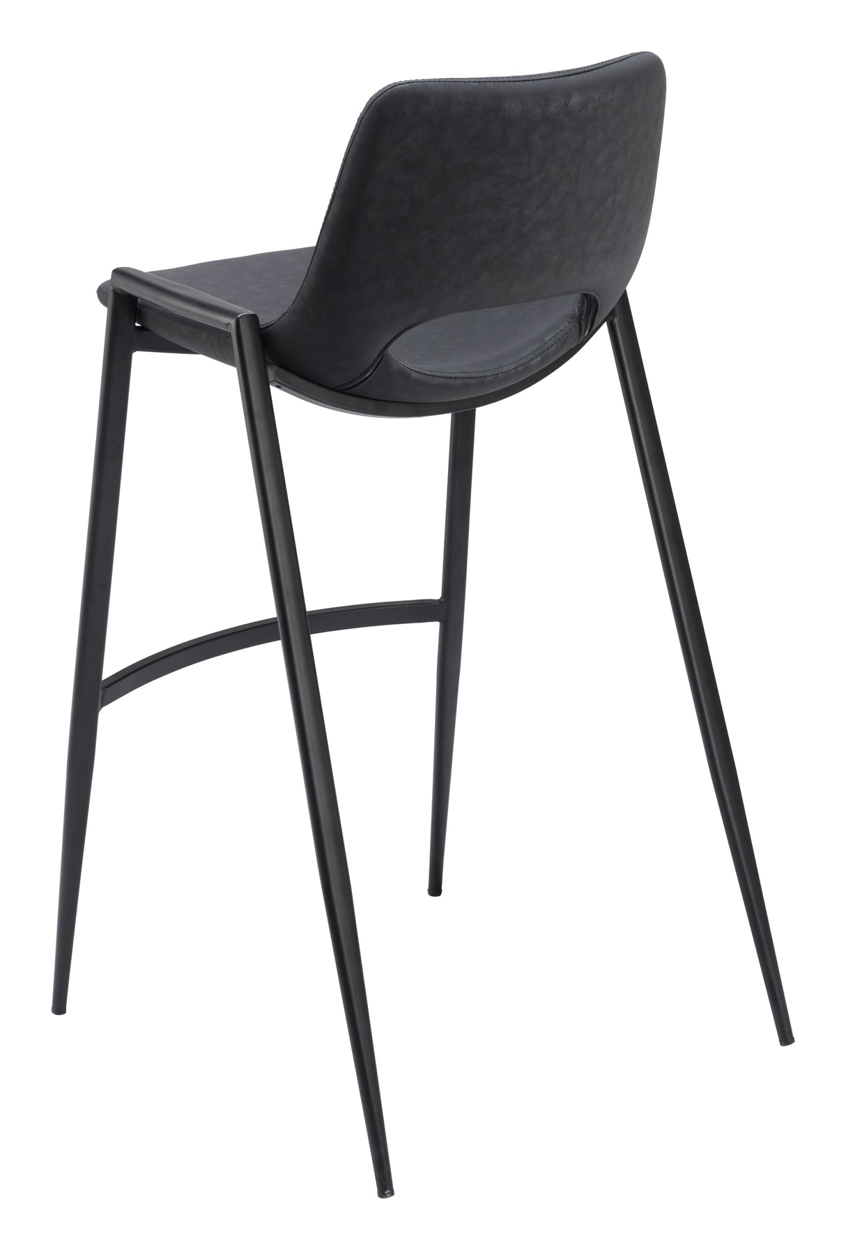 Desi Black Barstool (Set of 2) by Zuomod at Eve Furniture