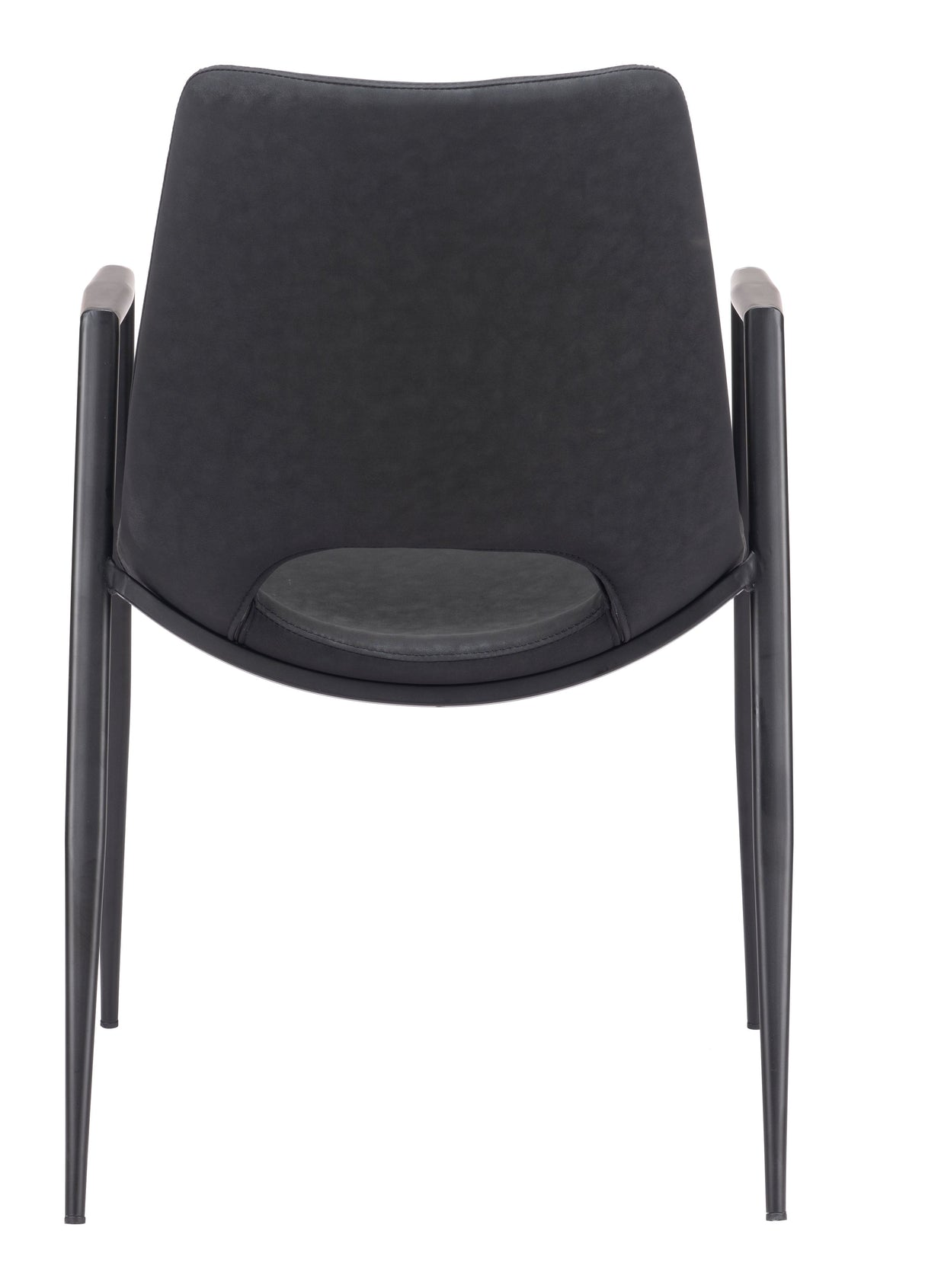 Desi Black Dining Chair (Set of 2) by Zuomod at Eve Furniture