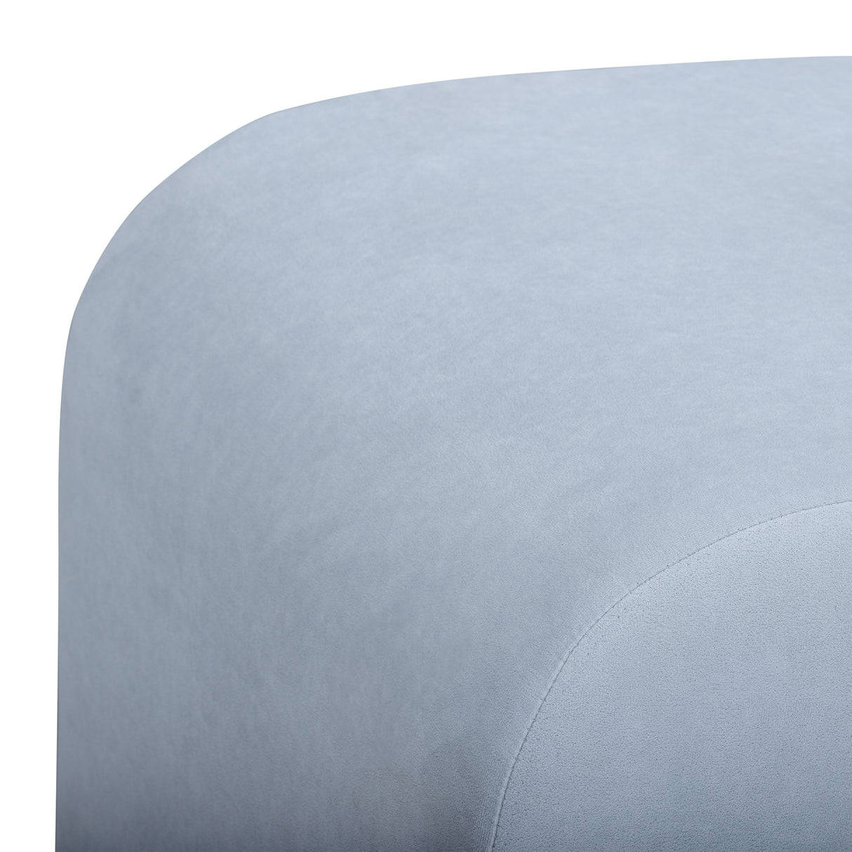 Desi Performance Velvet Ottoman by TOV Furniture at Eve Furniture