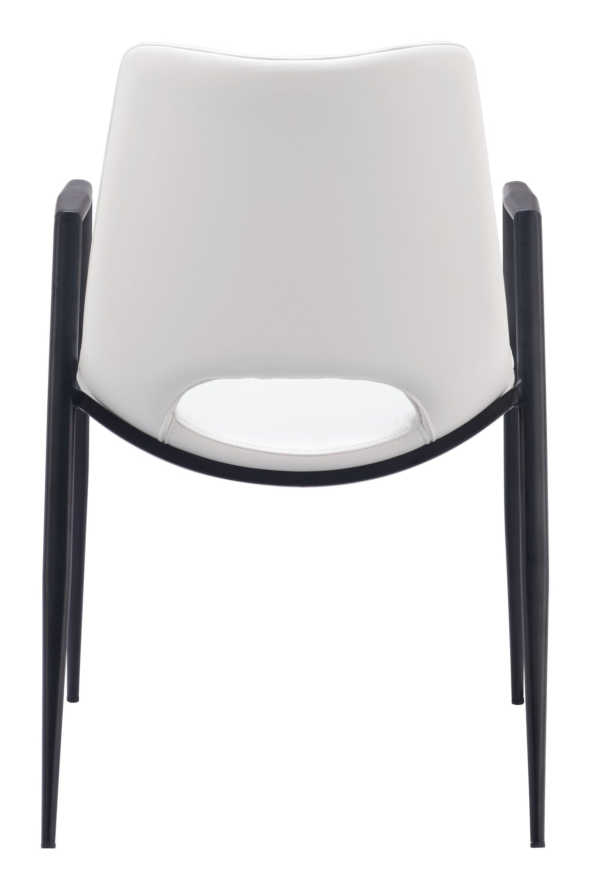 Desi White Dining Chair (Set of 2) by Zuomod at Eve Furniture