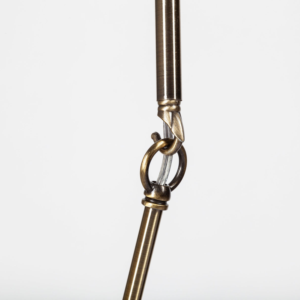 Desousa II Champagne Metal Multi-Arm Three Light Chandelier by Mercana at Eve Furniture