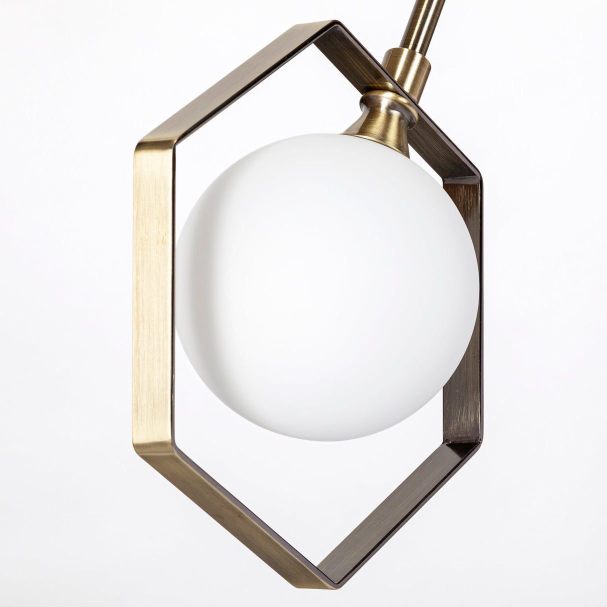 Desousa II Champagne Metal Multi-Arm Three Light Chandelier by Mercana at Eve Furniture