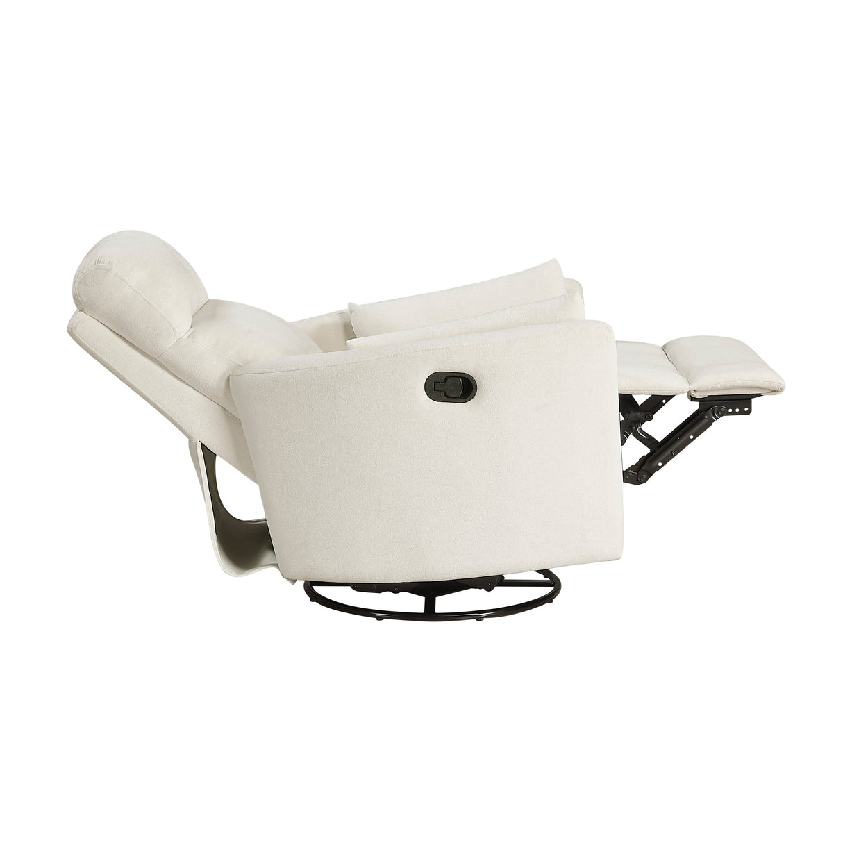 Desso Beige Swivel Glider Reclining Chair