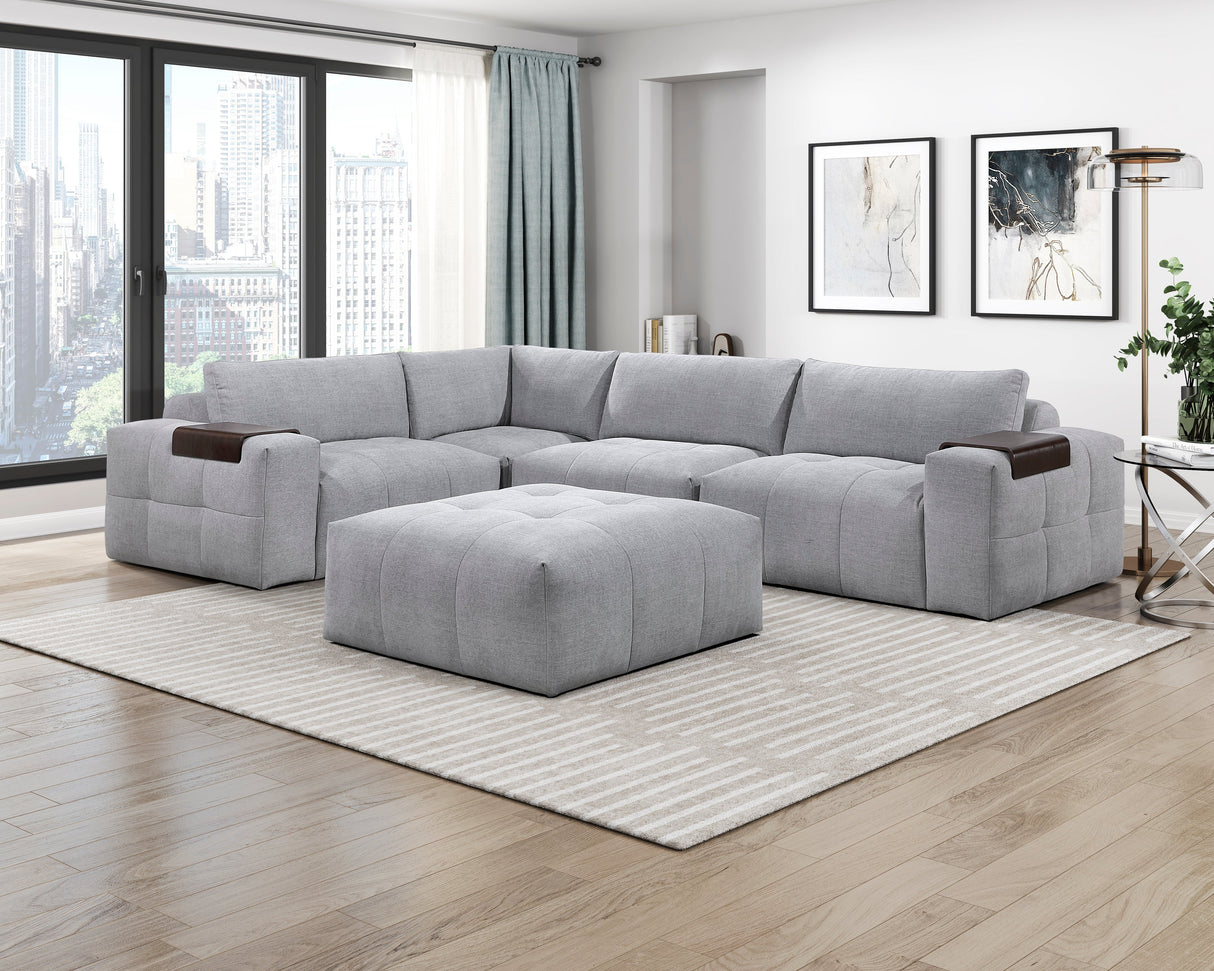 Desso Orange Swivel Glider Reclining Chair