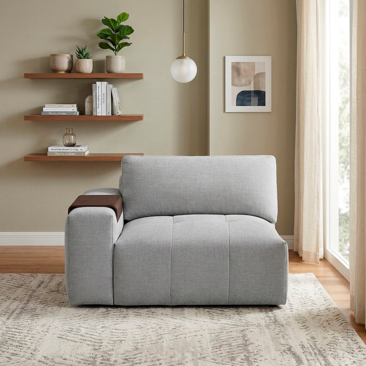 Desso Orange Swivel Glider Reclining Chair