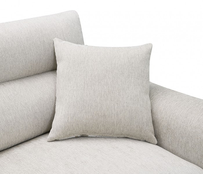 Desta Light Taupe Brown Sofa by Furniture of America at Eve Furniture