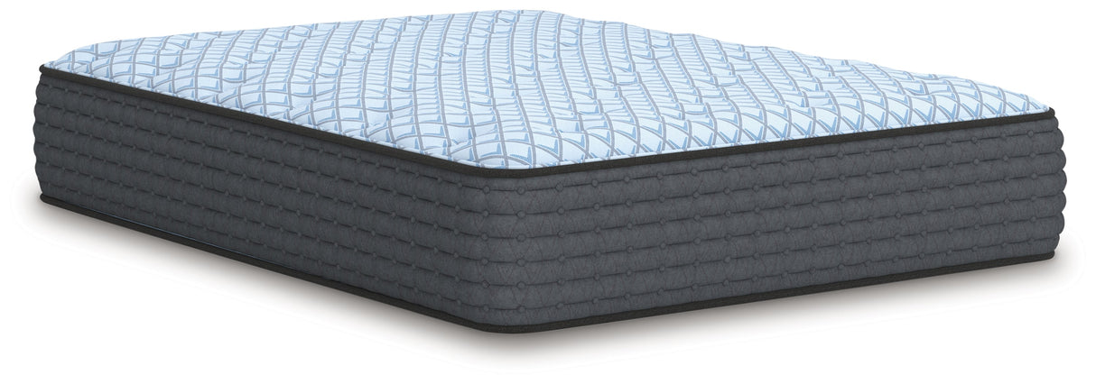 Destin Cove Plush Blue Hybrid Twin Mattress by Ashley at Eve Furniture