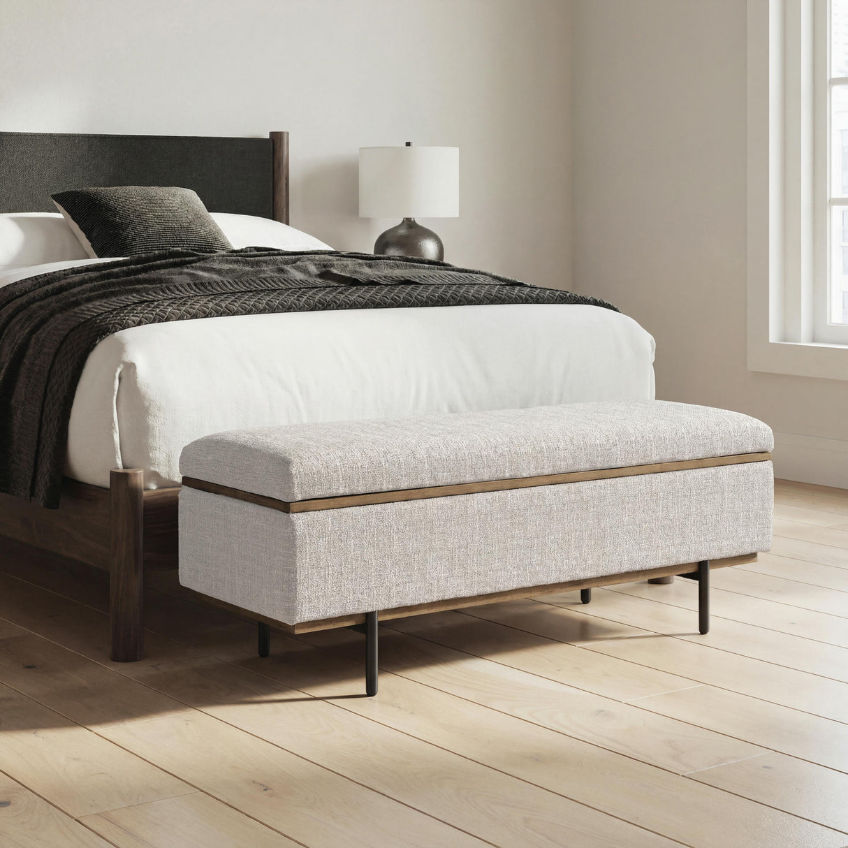 Dettaford Next-Gen Nuvella Stone Storage Bench