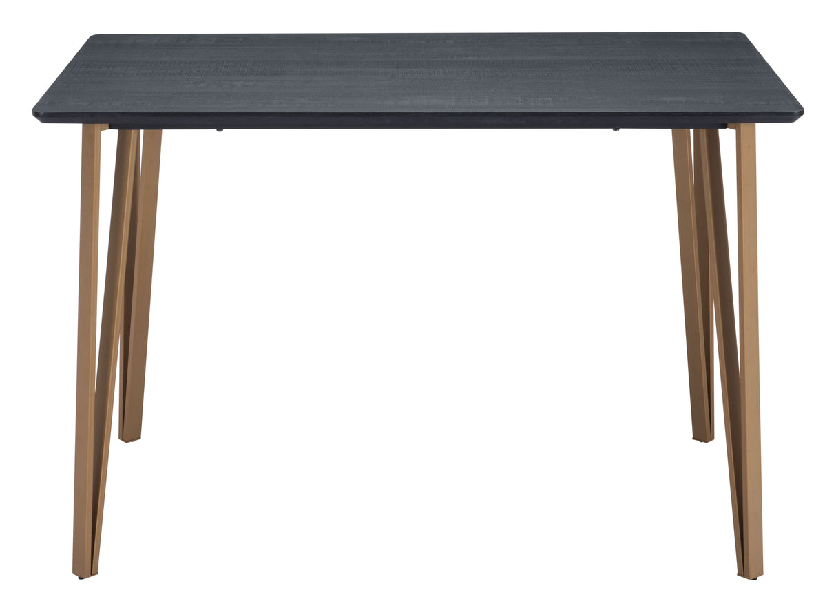 Deus Counter Table Black by Zuomod at Eve Furniture