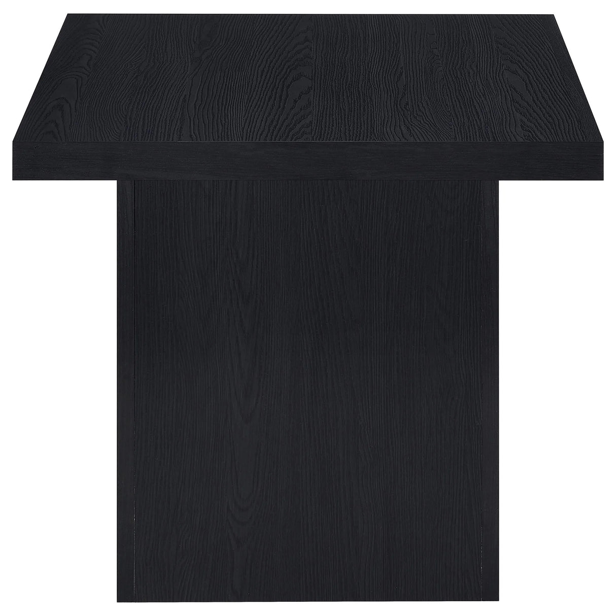 Devar Black 3-Piece Square Cocktail Coffee End Table Set by Coaster at Eve Furniture
