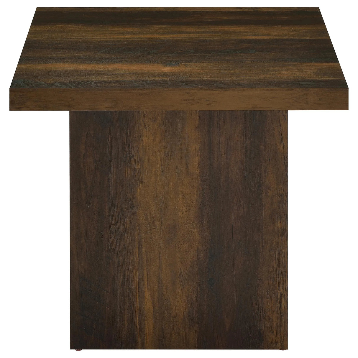 Devar Dark Pine Square Engineered Wood Side End Table by Coaster at Eve Furniture