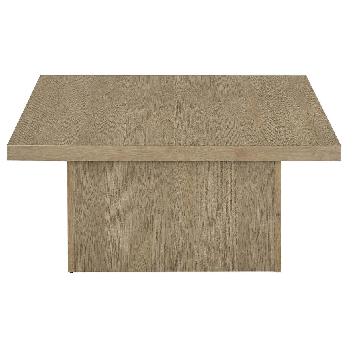 Devar Latte Square Engineered Wood Cocktail Coffee Table by Coaster at Eve Furniture