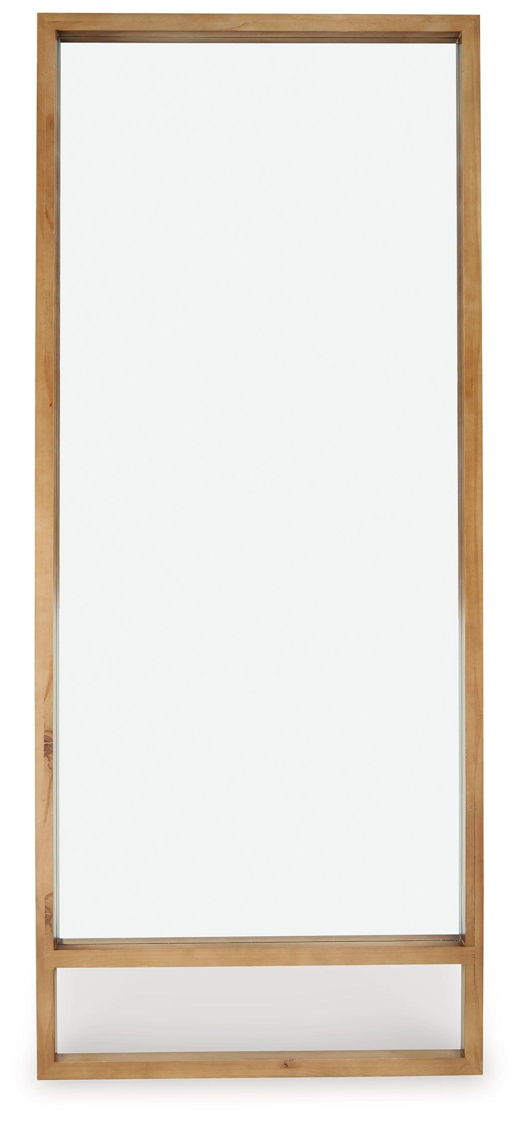 Devford Brown Floor Mirror by Ashley at Eve Furniture