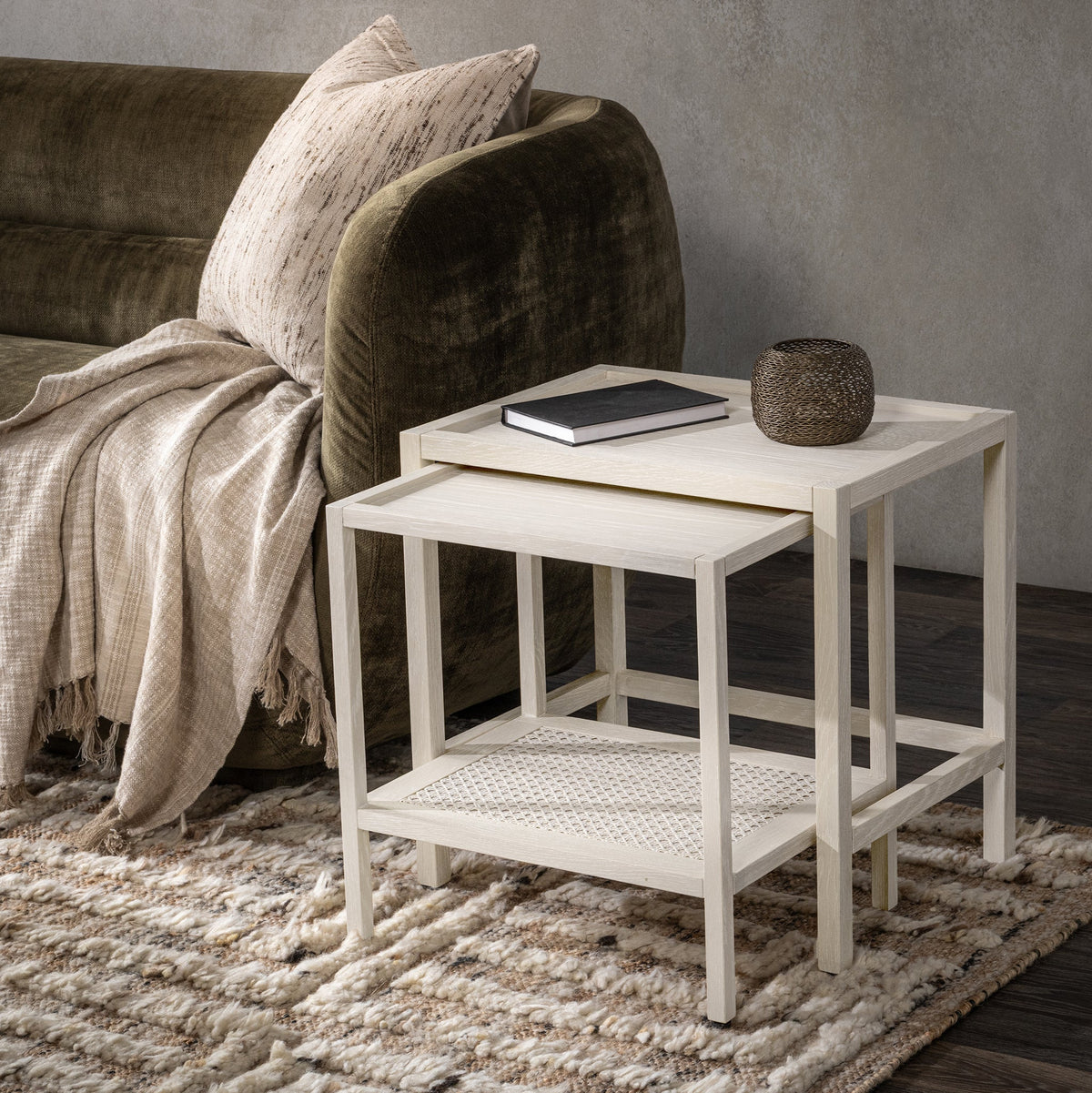 Devin Nesting Accent Tables by Classic Home at Eve Furniture