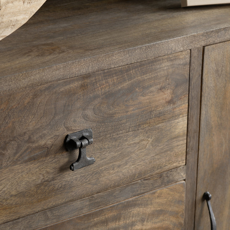 Devonshire Brown/Black Sideboard by Crestview at Eve Furniture