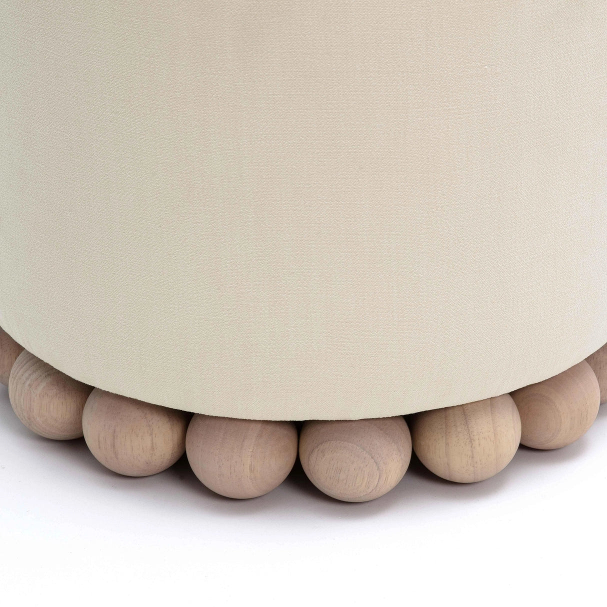Dex Upcycled Fabric Ottoman by TOV Furniture at Eve Furniture