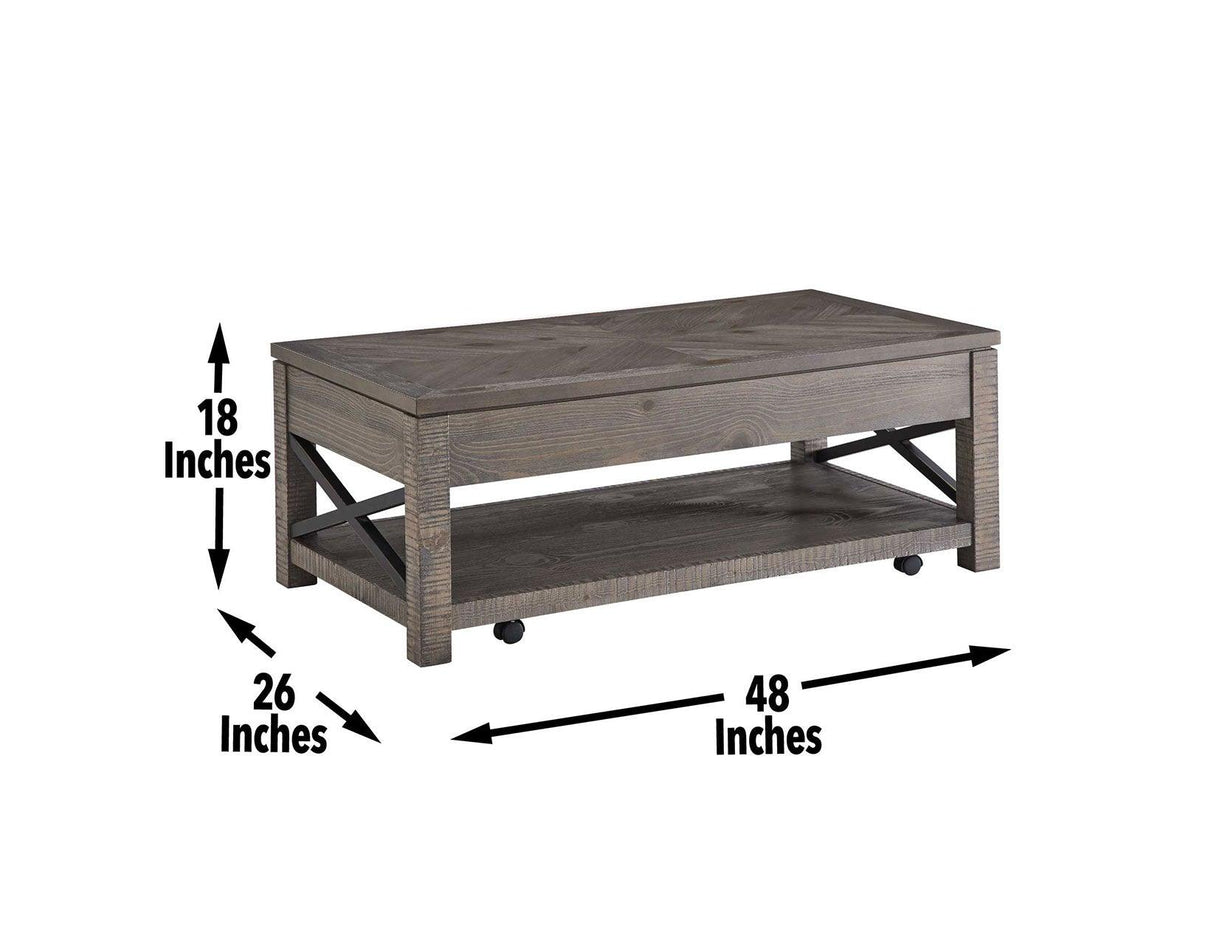 Dexter 3-Piece Lift-Top Set (Lift-Top Cocktail & 2 End Tables) by Steve Silver at Eve Furniture