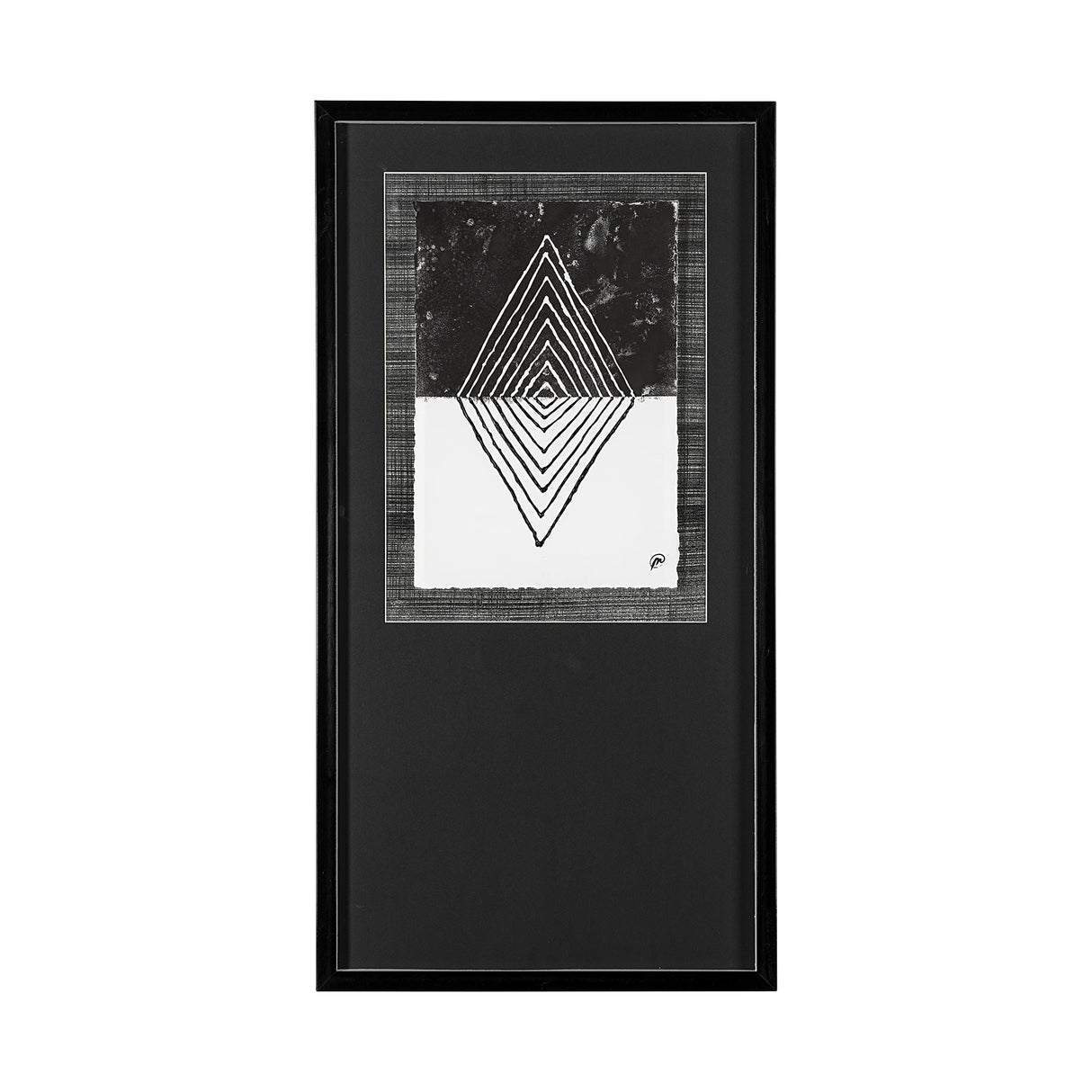 Diamond by Studio M a handmade Original Framed Artwork under Glass by Mercana at Eve Furniture