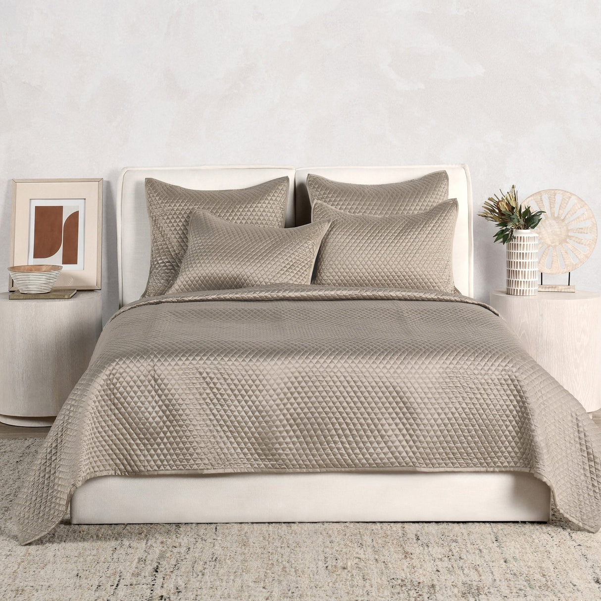 Diamond Pebble Quilt Collection by Classic Home at Eve Furniture