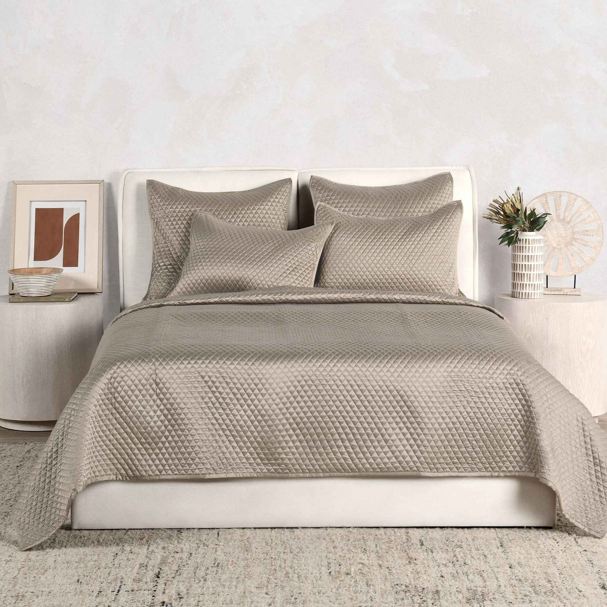 Diamond Pebble Quilt Collection by Classic Home at Eve Furniture