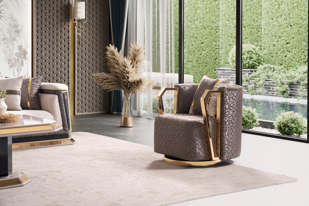 Diamond Premium Luxury Living Room Set