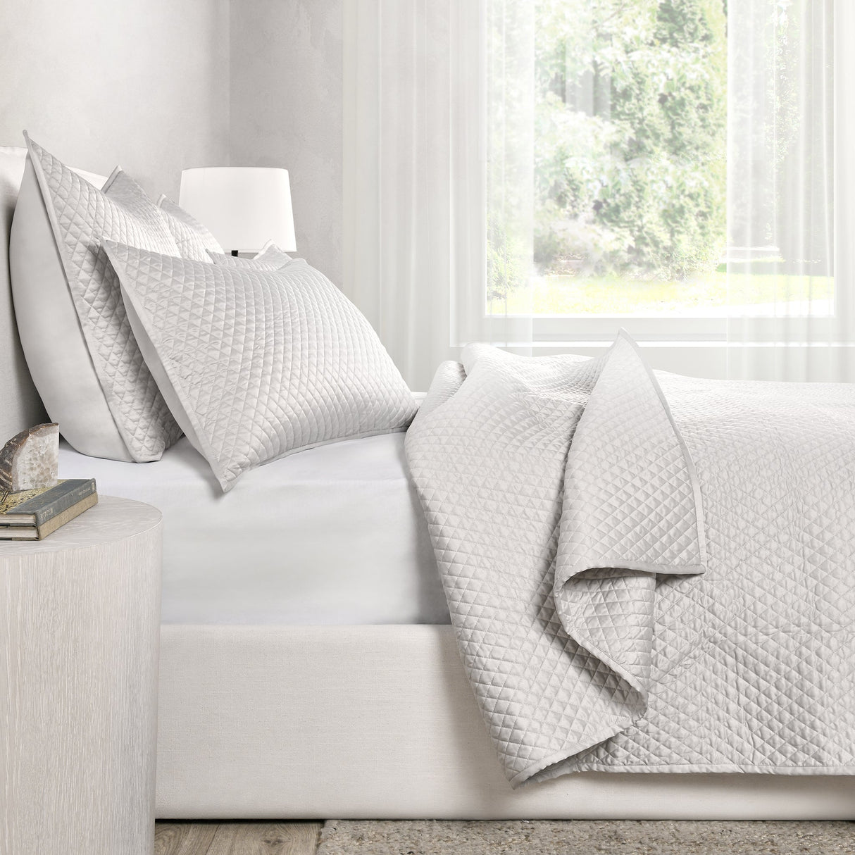 Diamond Silver Quilt Collection by Classic Home at Eve Furniture