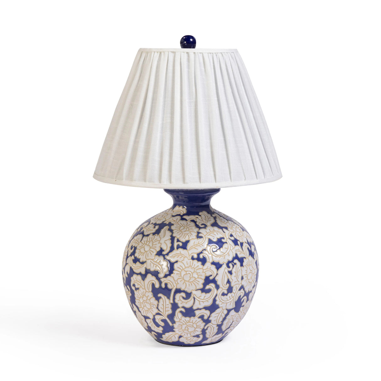 Diana Blue & White Table Lamp by TOV Furniture at Eve Furniture