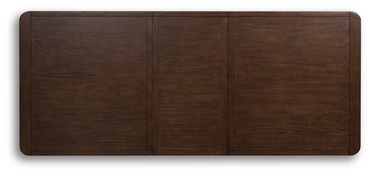Dilenno Dark Brown Rectangular Dining Table by Ashley at Eve Furniture