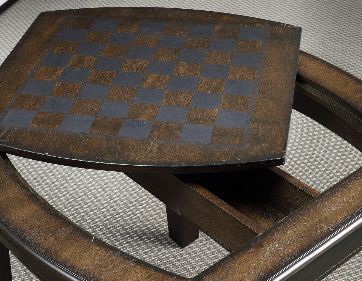 Diletta 3-Piece Game Set (Foosball Cocktail & 2 Game End Tables) by Steve Silver at Eve Furniture