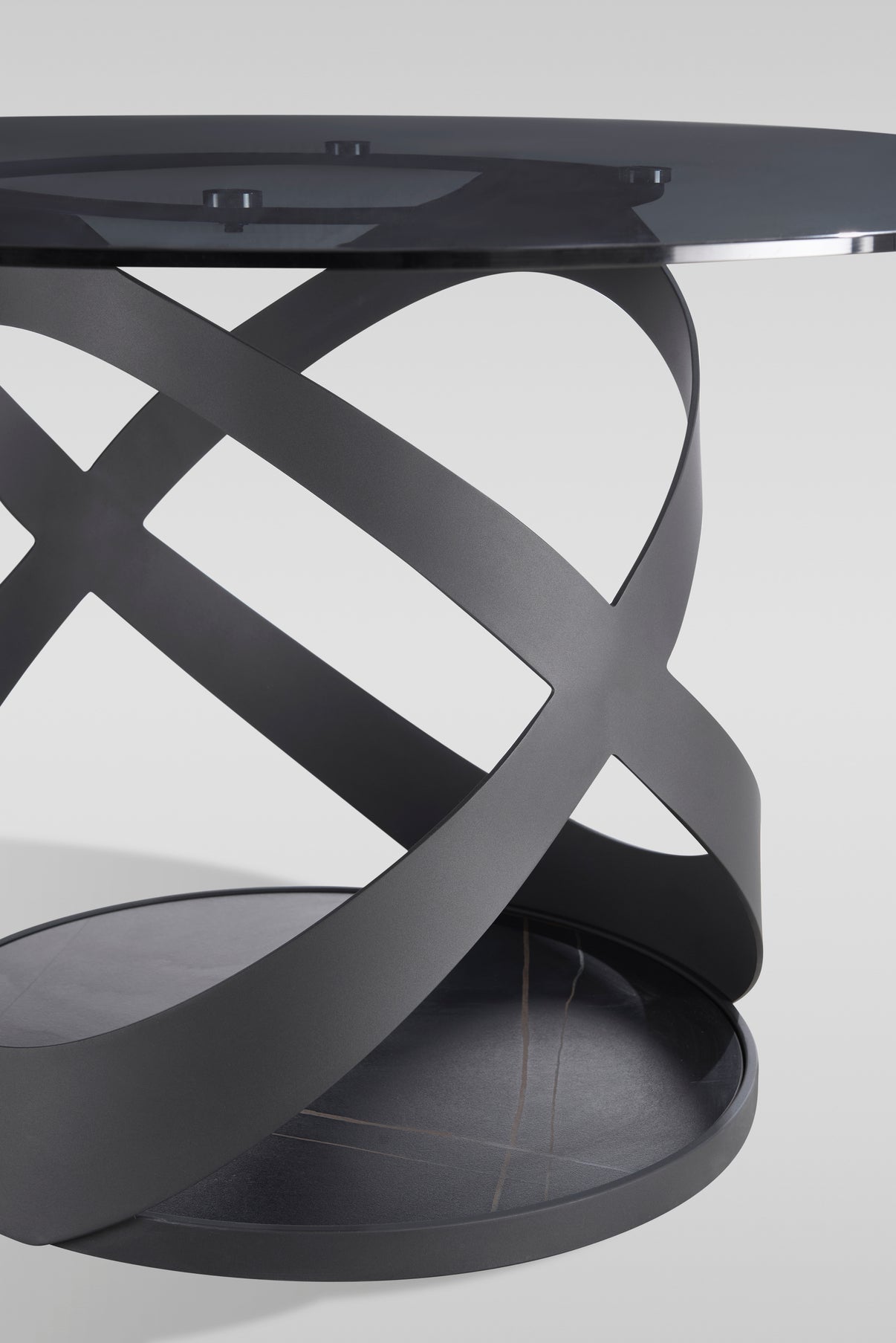 Dimi (Smoke Glass/Black) Dining Room Set by New Era Innovations at Eve Furniture