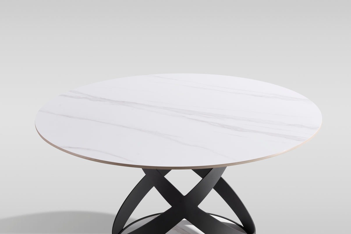 Dimi (WH/BK) 5-Piece Dining Room Set by New Era Innovations at Eve Furniture