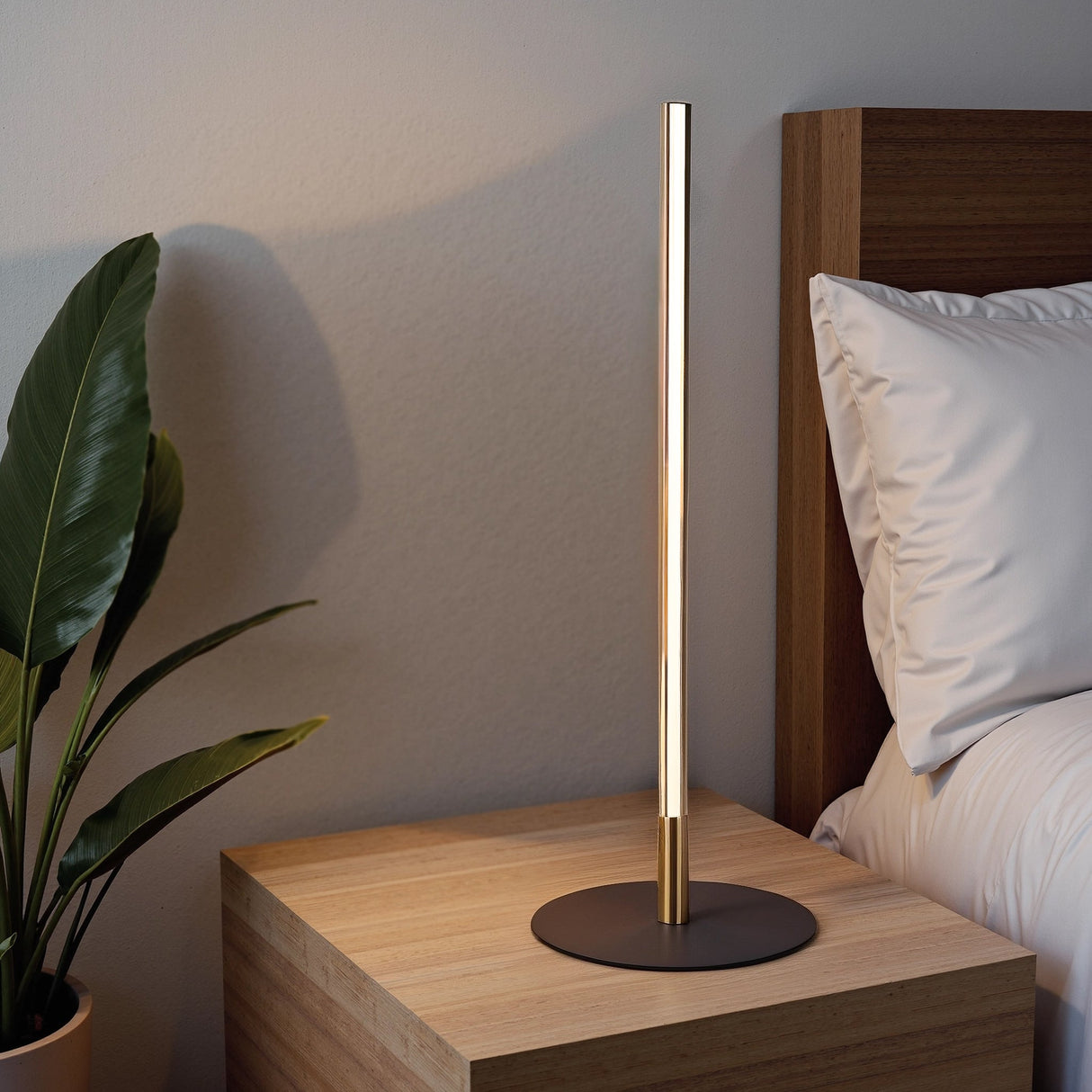 Dimond Black LED Table Lamp with On/Off Switch Round Metal Base by Ashcroft Furniture at Eve Furniture