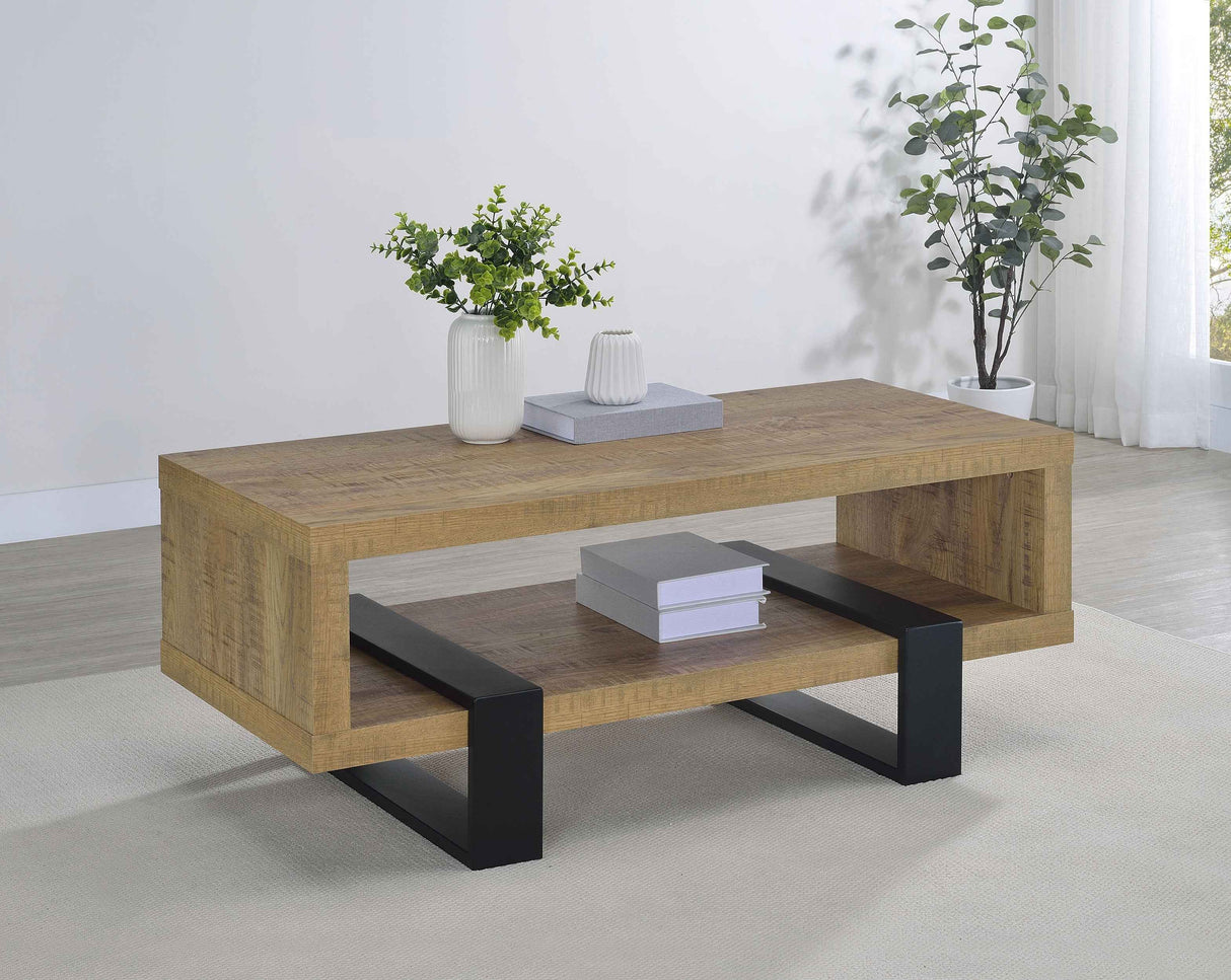 Dinard Mango Engineered Wood Cocktail Coffee Table by Coaster at Eve Furniture