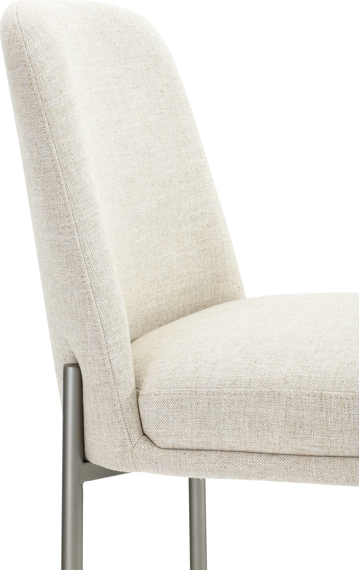 Dion Natural/Brushed Nickel Upholstered Counter Stool (Set of 2) by Modus Furniture at Eve Furniture
