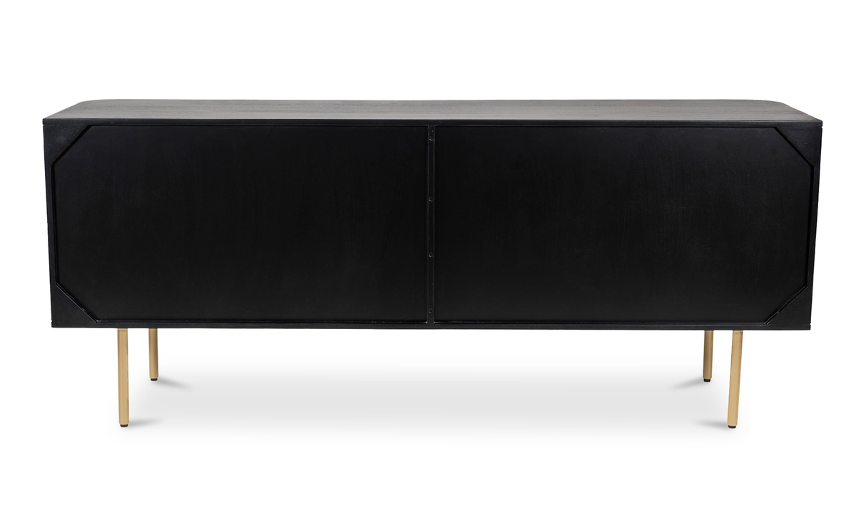 Dionne 4 Door Sideboard Brass by Moe's Home at Eve Furniture