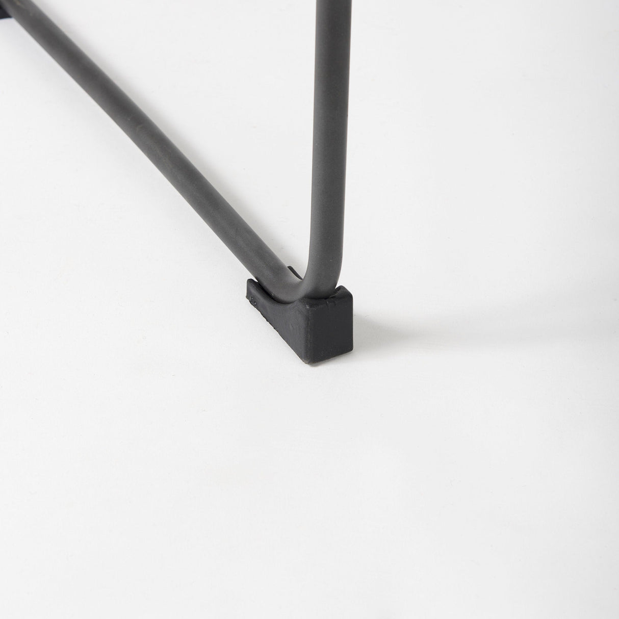 Direttore 19.3L x 19.3W x 44.1H Black Leather Seat W/Black Iron Frame Bar Stool by Mercana at Eve Furniture