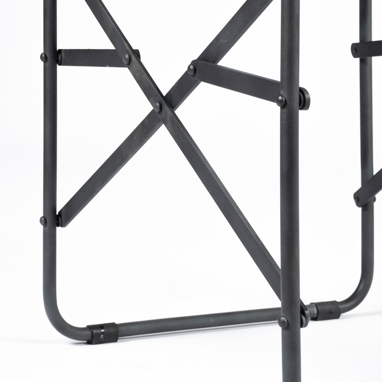 Direttore Black Iron Frame Black Leather Dining Chair by Mercana at Eve Furniture