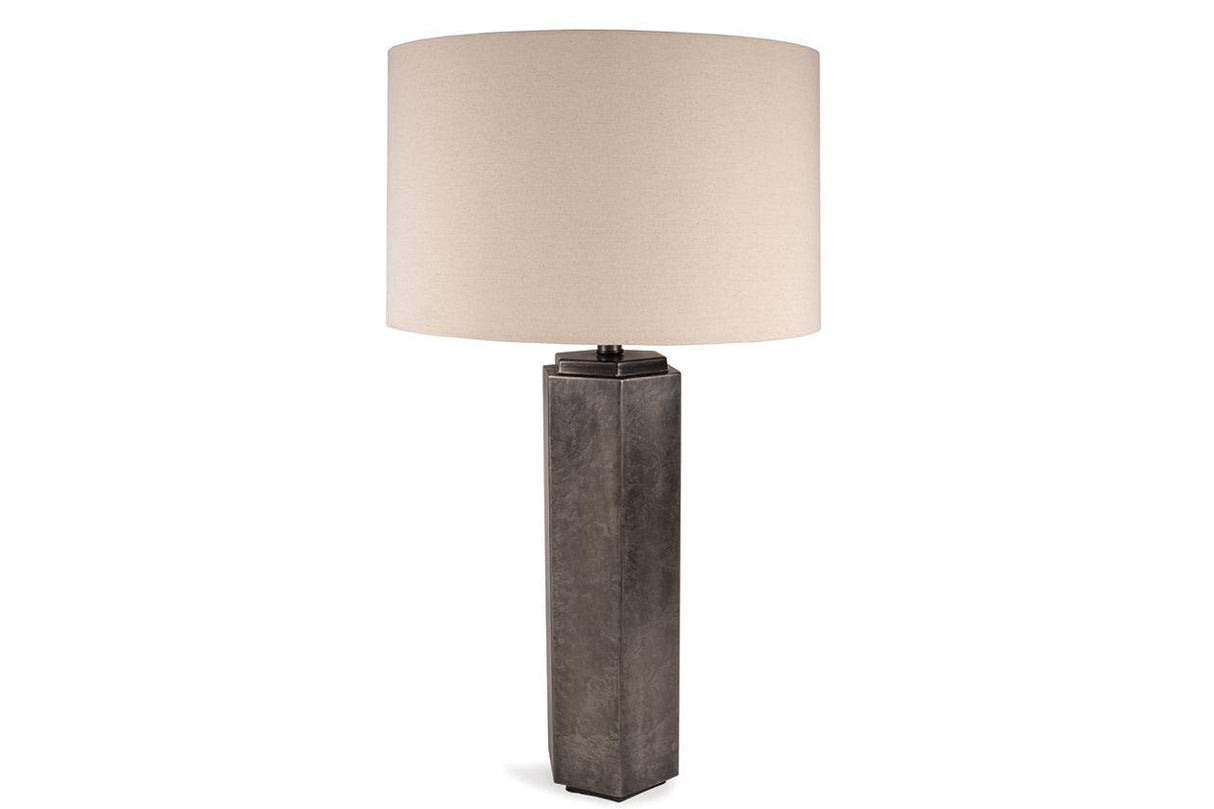 Dirkton Antique Pewter Finish Accent Lamp by Ashley at Eve Furniture
