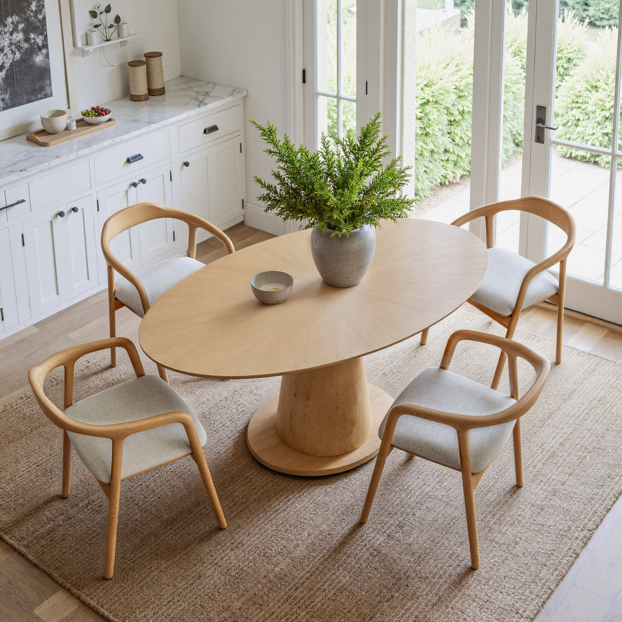 Disque Natural Dining Table by Zuomod at Eve Furniture